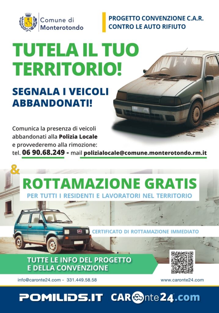 Affissioni Comune Monterotondo Progetto CAR